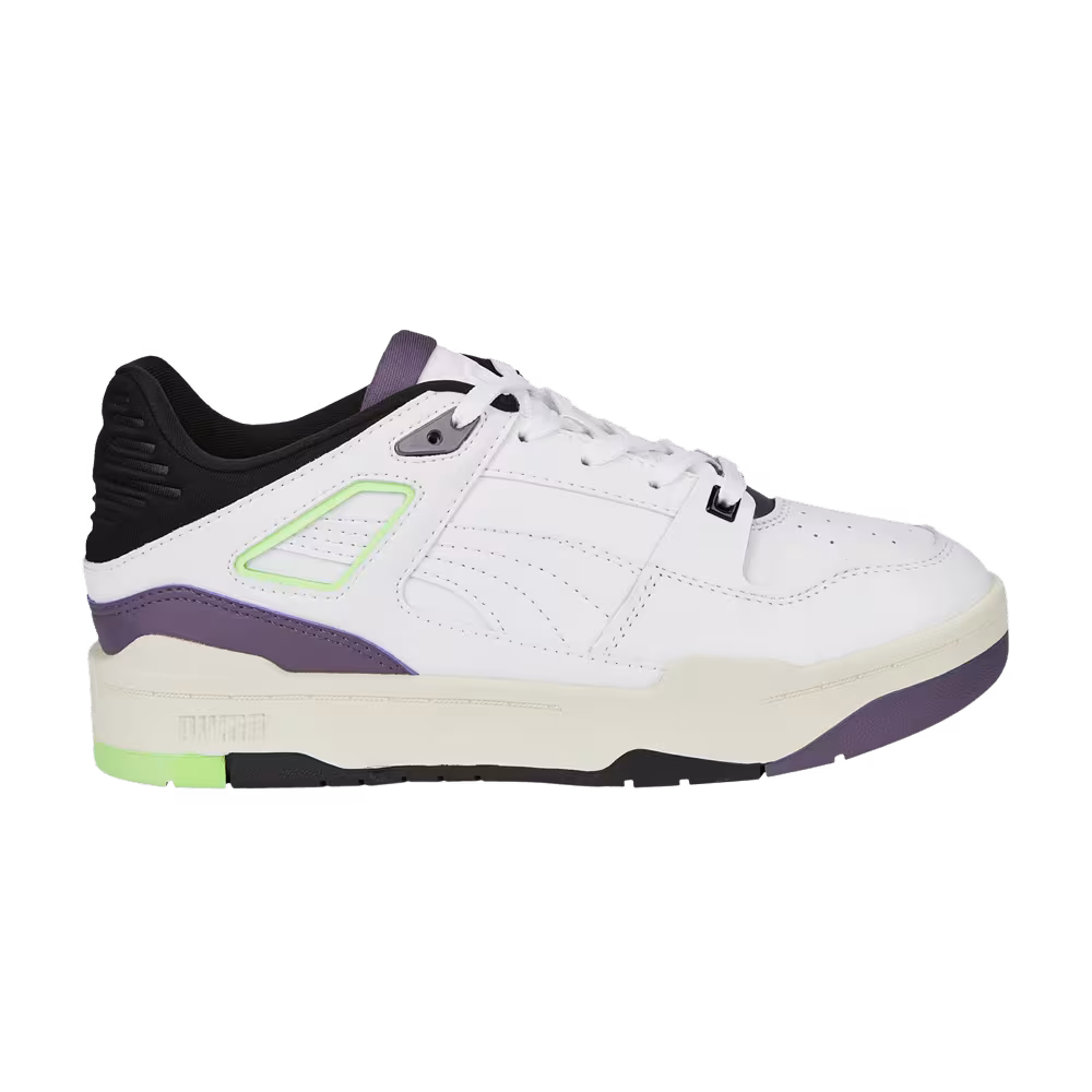 Puma Women's Slipstream White Purple Charcoal
