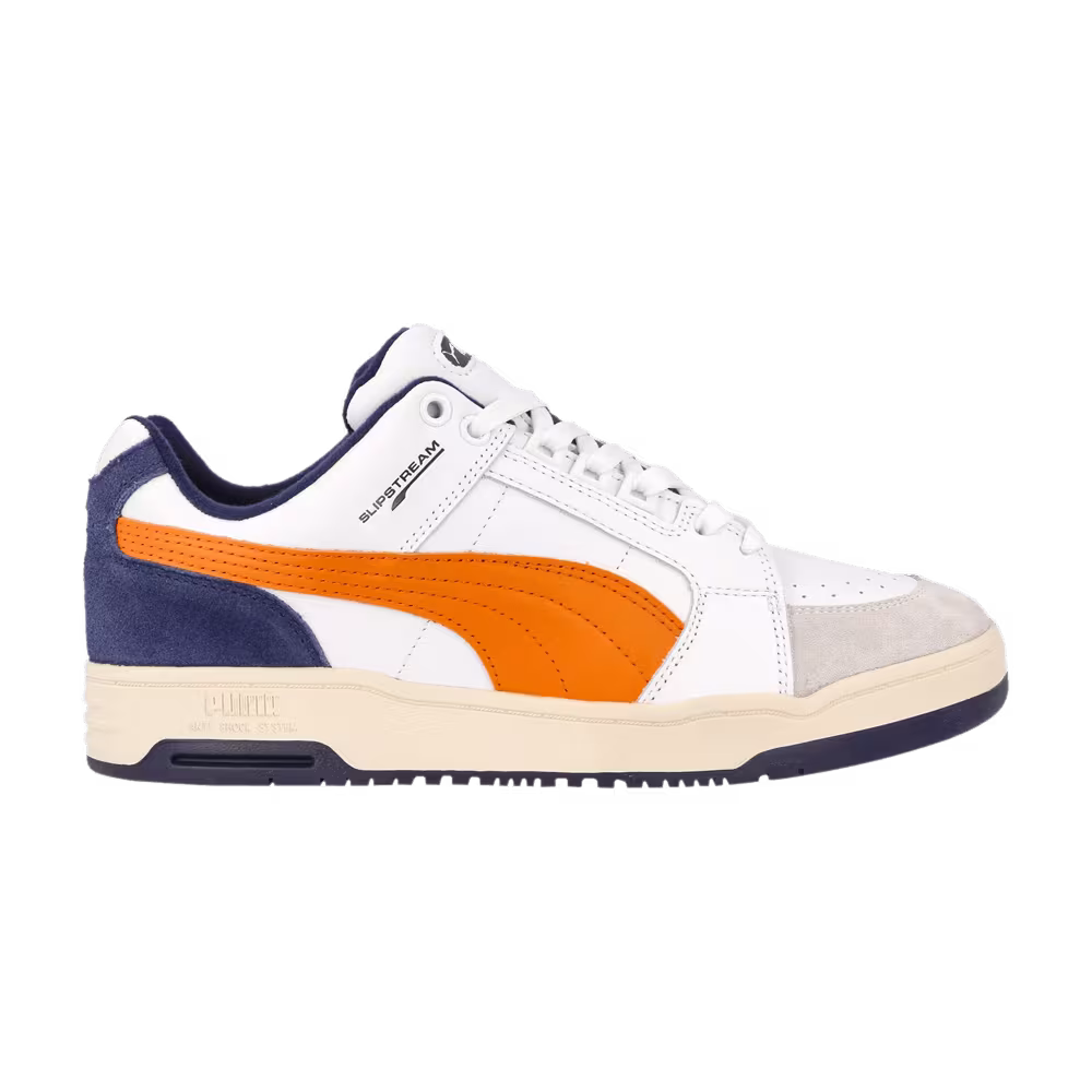 Puma Slipstream Lo White Vibrant Orange