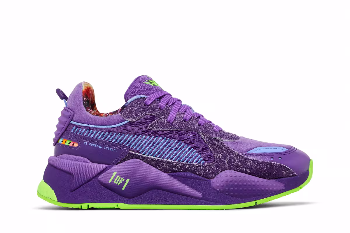 LaMelo Ball x Puma RS-X Jr Galaxy, view 2