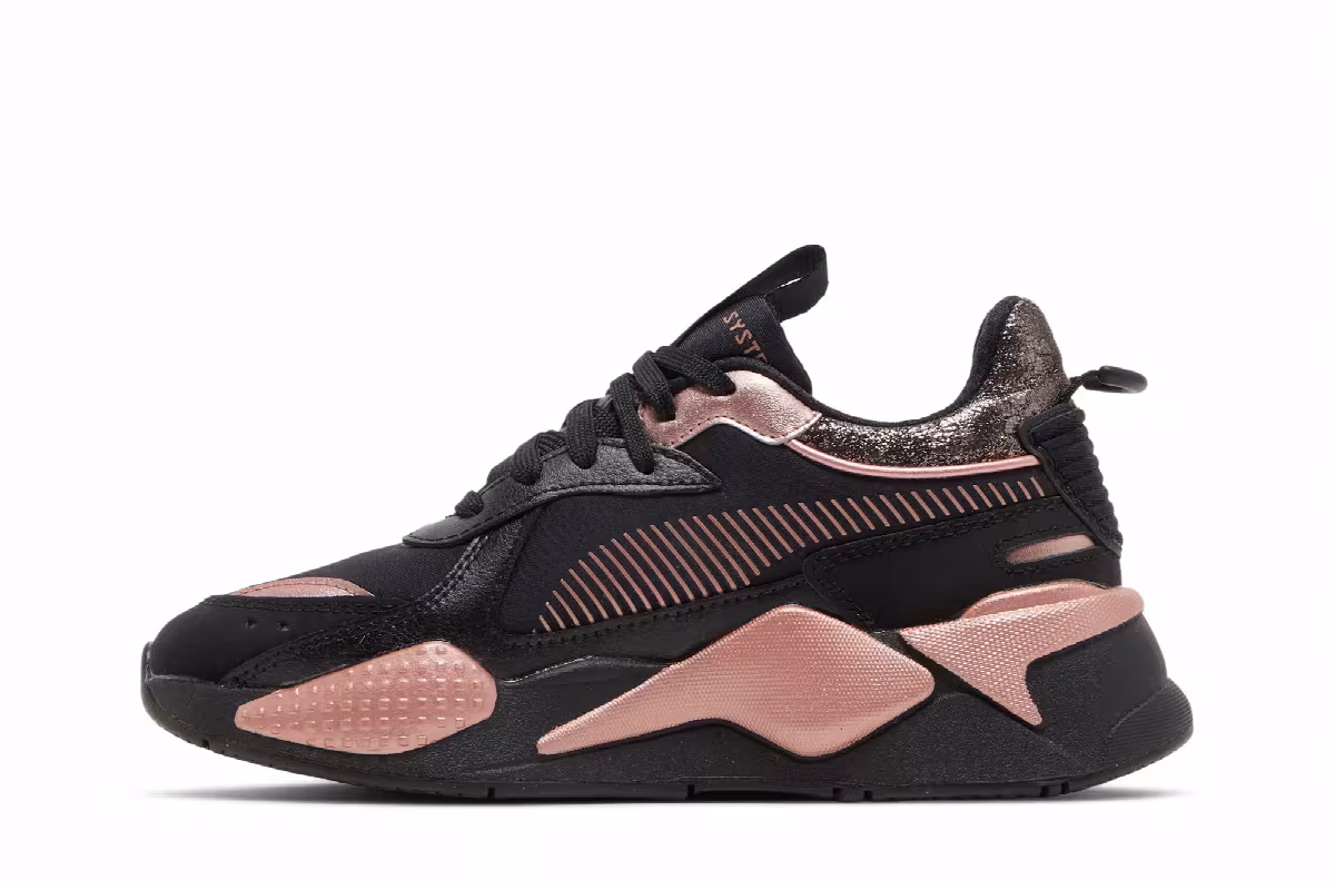Puma Women's RS-X Black Rose Gold, view 4