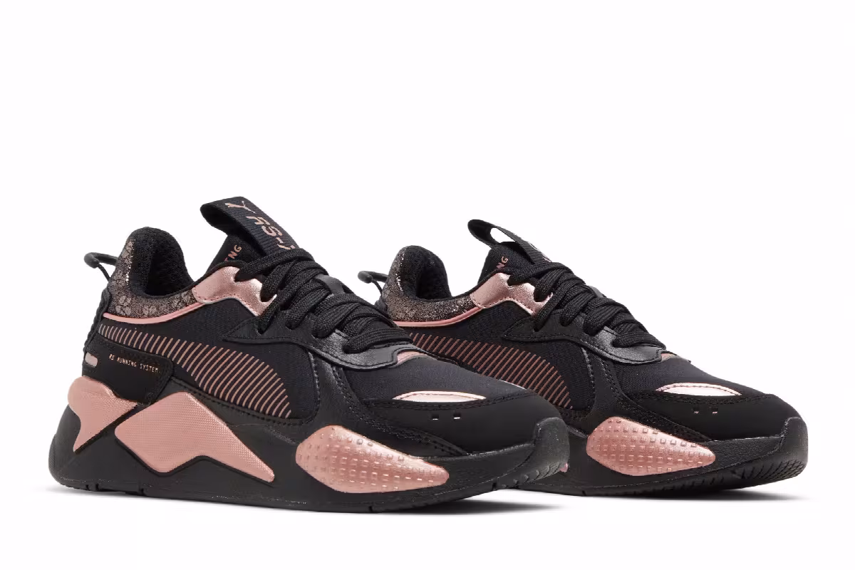 Puma Women's RS-X Black Rose Gold, view 9