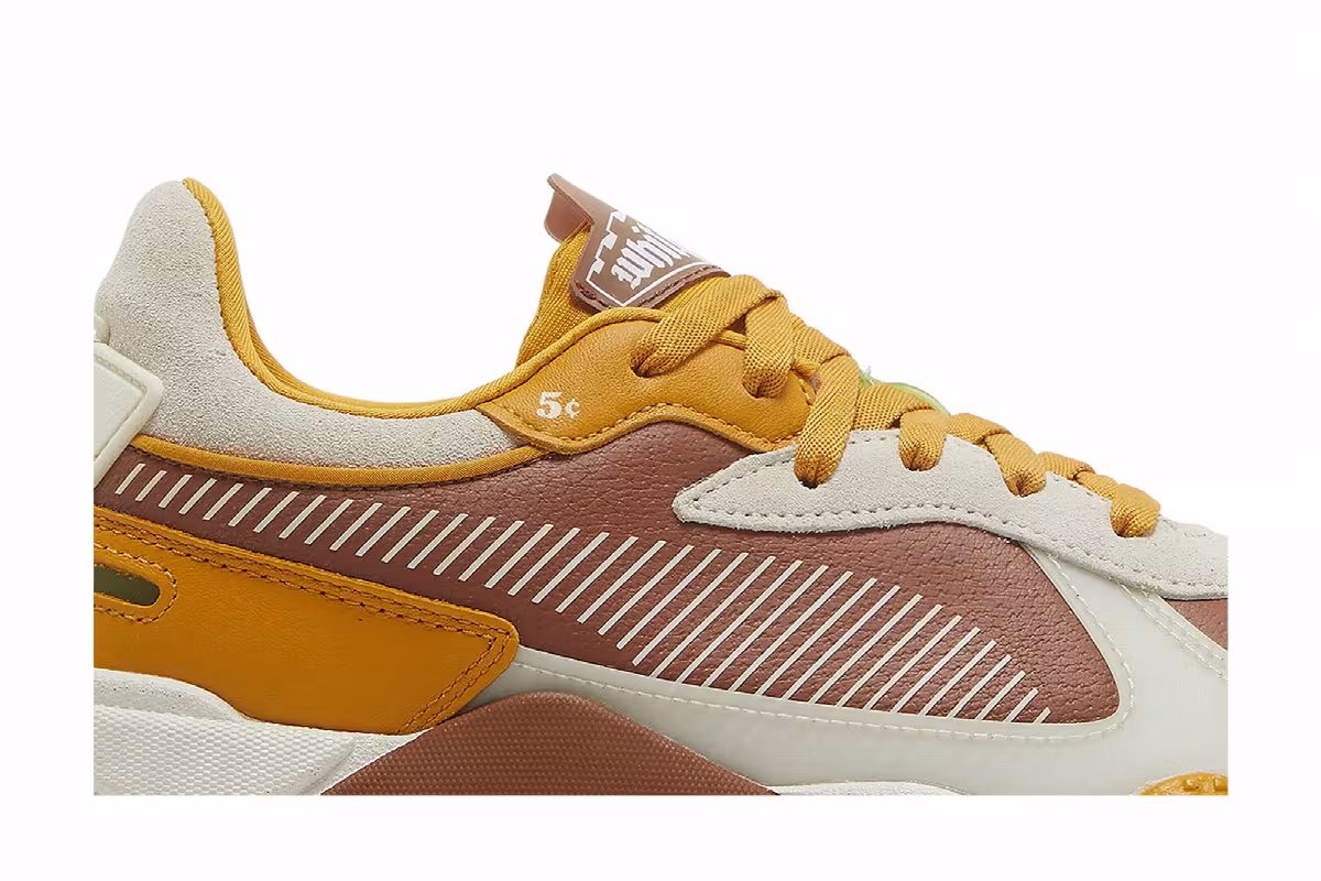 White Castle x Puma RS-X Mocha Bisque Sunflower, view 3