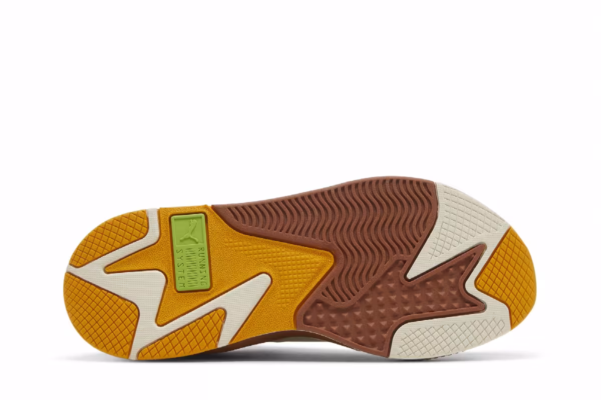 White Castle x Puma RS-X Mocha Bisque Sunflower, view 5