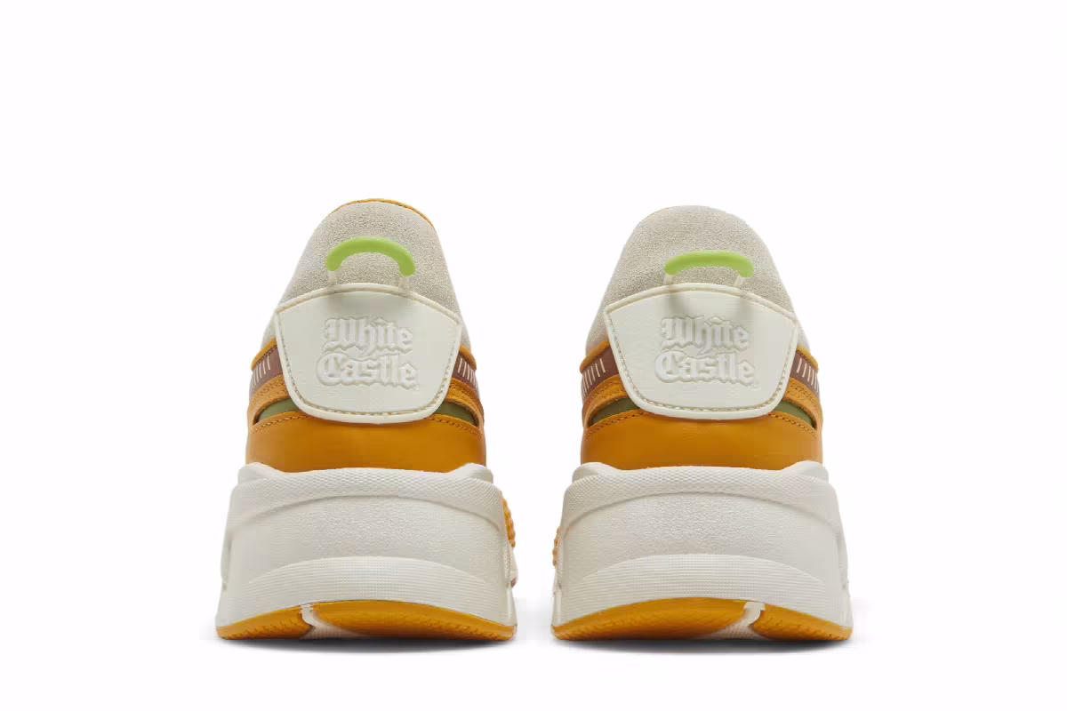 White Castle x Puma RS-X Mocha Bisque Sunflower, view 7