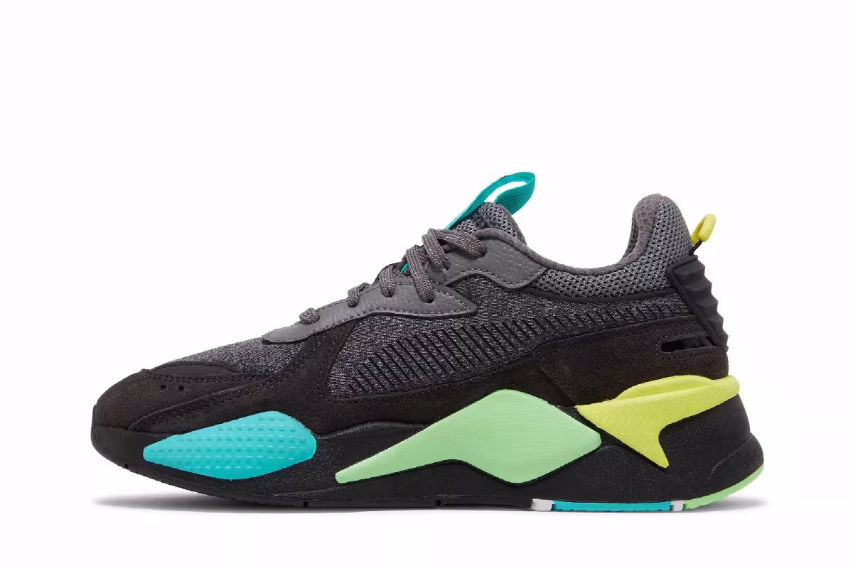 Puma RS-X Highlighter Castlerock Fluorescent Yellow, view 4