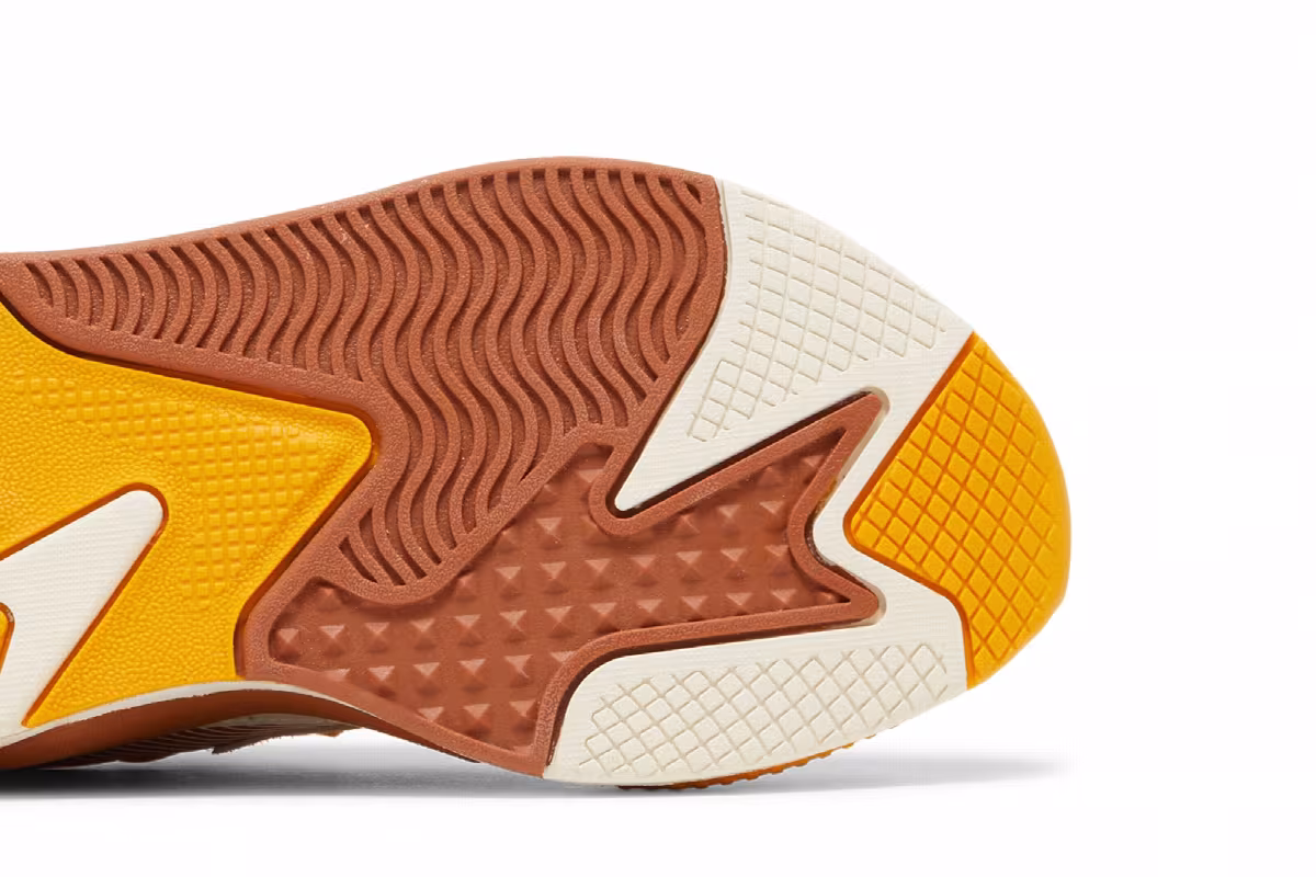 White Castle x Puma RS-X Jr Mocha Bisque Sunflower, view 6