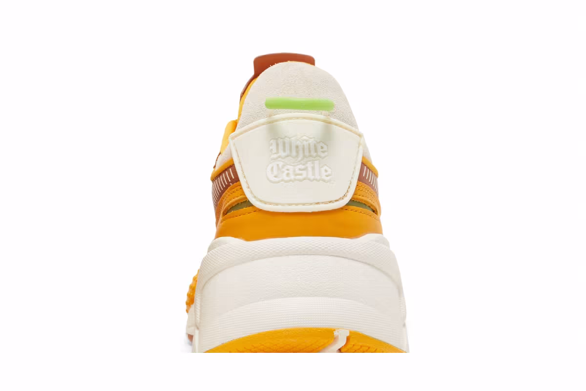 White Castle x Puma RS-X Jr Mocha Bisque Sunflower, view 8