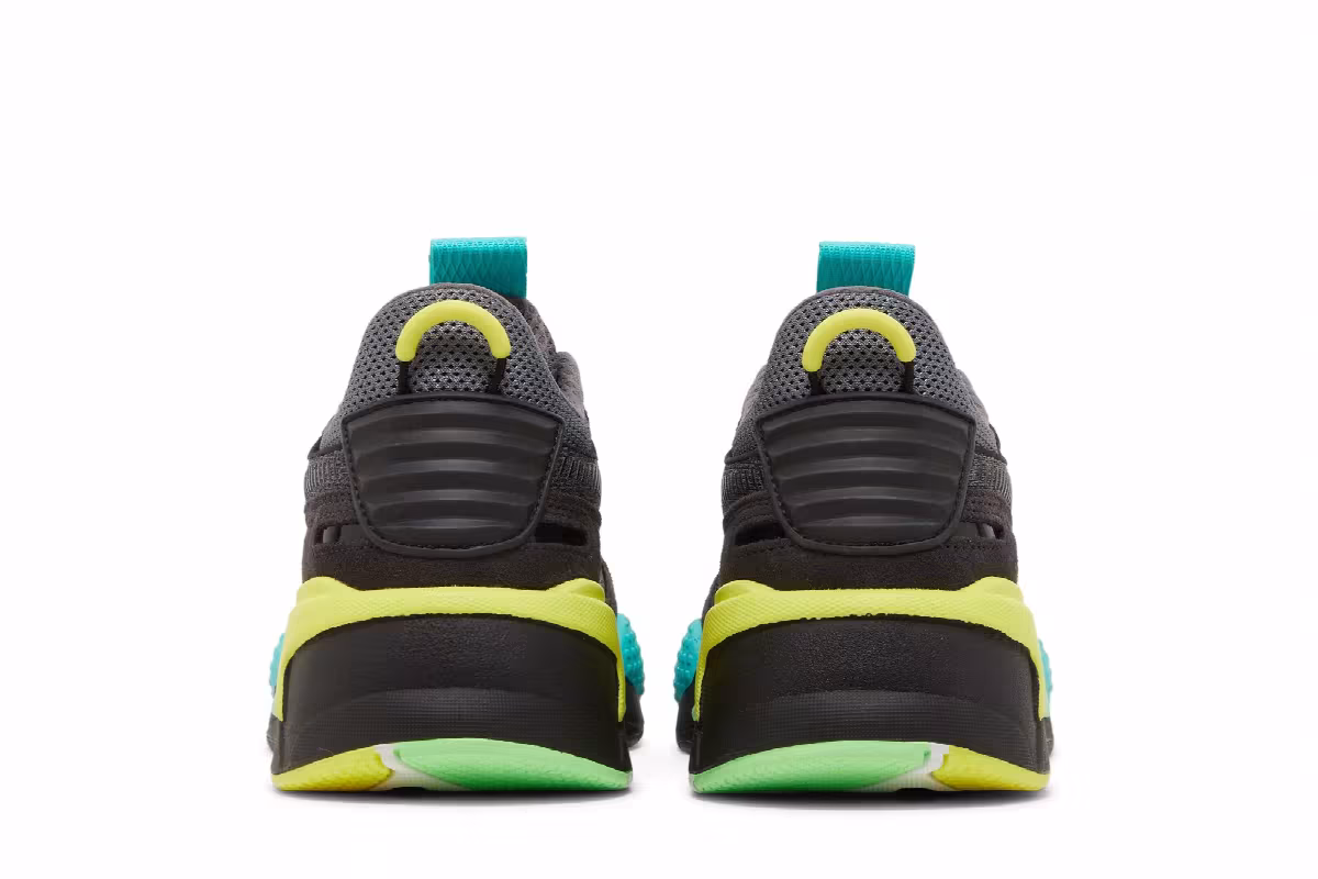 Puma RS-X Highlighter Jr Castlerock Fluorescent Yellow, view 7