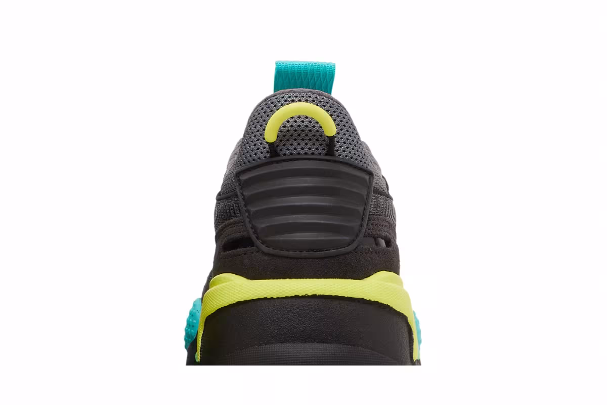 Puma RS-X Highlighter Jr Castlerock Fluorescent Yellow, view 8