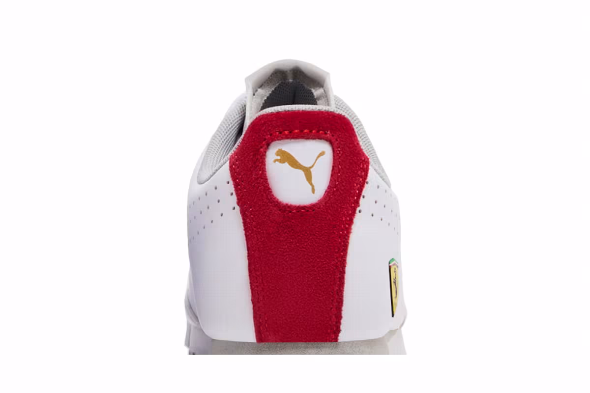 Scuderia Ferrari x Puma Roma Jr White Rosso Corsa, view 8