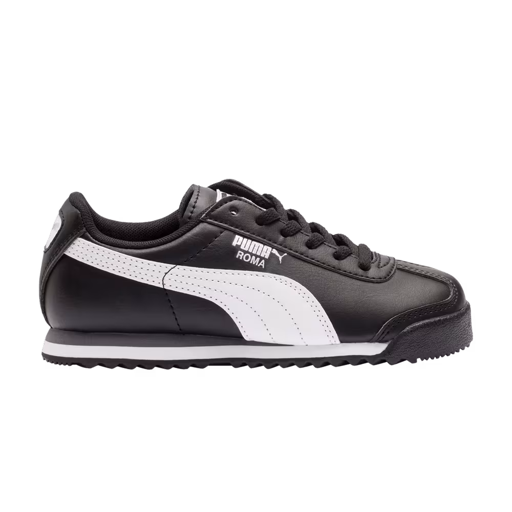 Puma Roma Basic Little Kid Black White