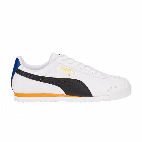 Puma Roma Basic Plus 'White Black Orange Brick'