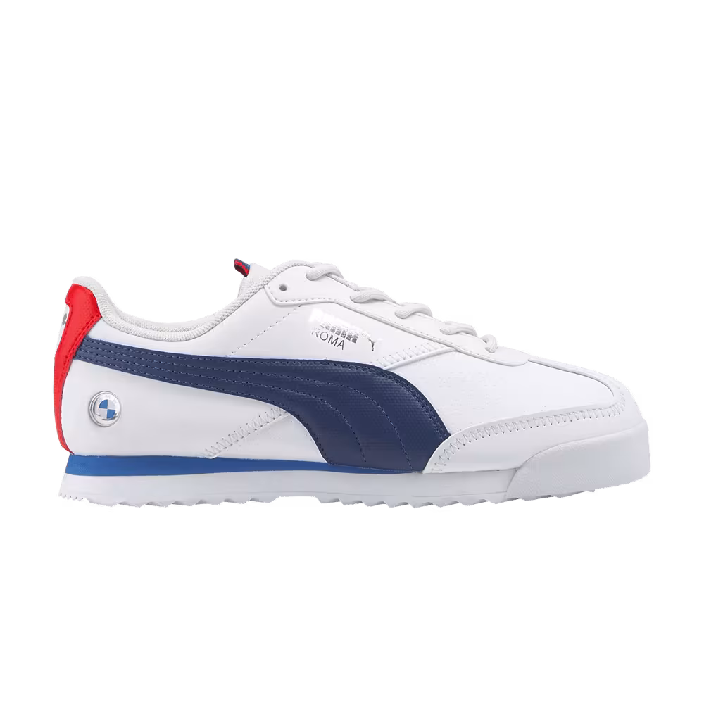 Puma BMW Motorsport x Roma Big Kid White Estate Blue