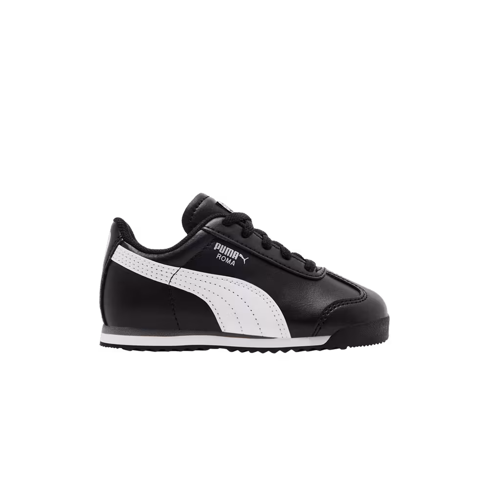 Puma Roma Basic Infant Black White