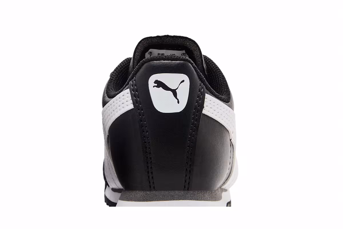 Puma Roma Basic Infant Black White, view 8
