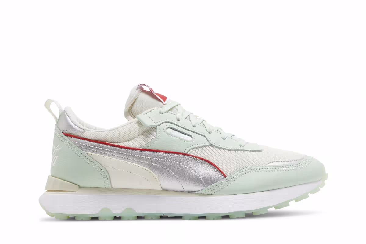 Puma Coca-Cola x Rider FV LE Gossamer Green Silver, view 2