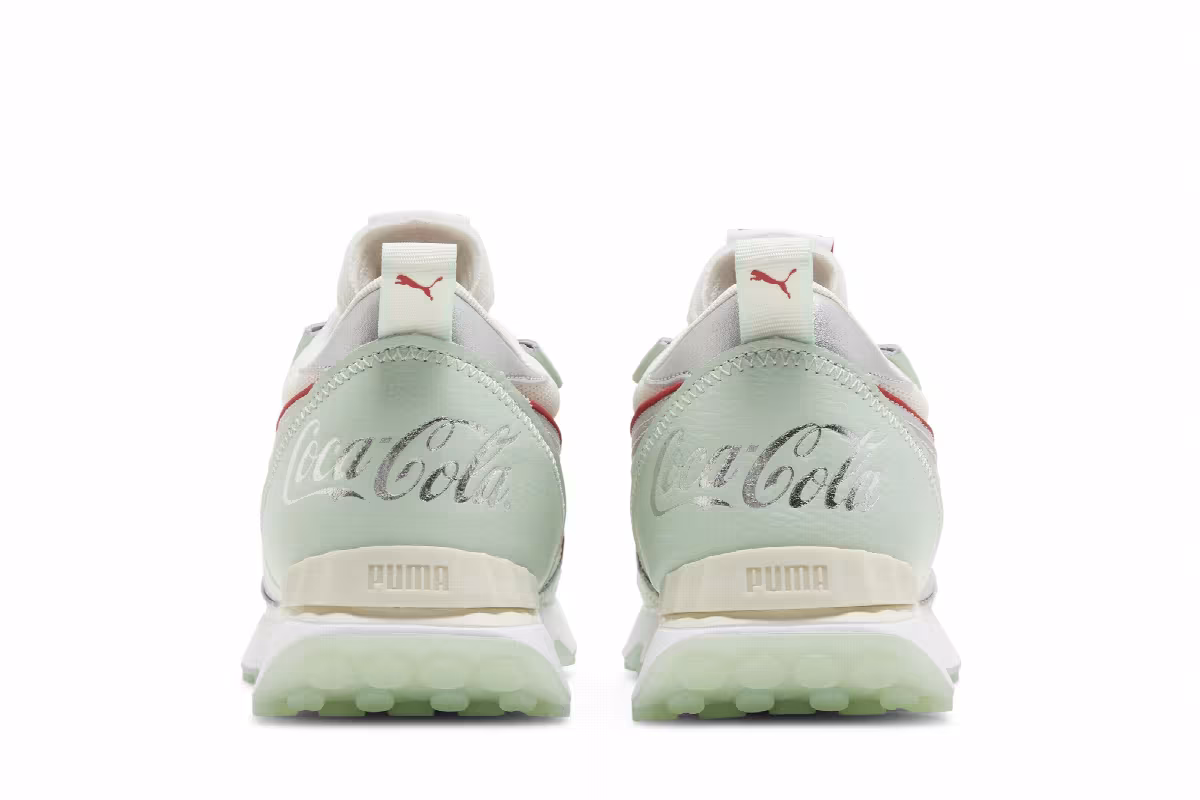 Puma Coca-Cola x Rider FV LE Gossamer Green Silver, view 7