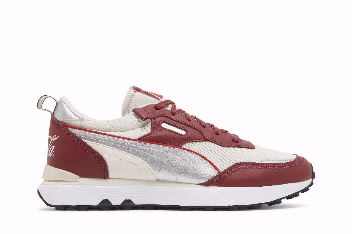 Coca-Cola x Puma Rider FV Intense Red Silver, view 2
