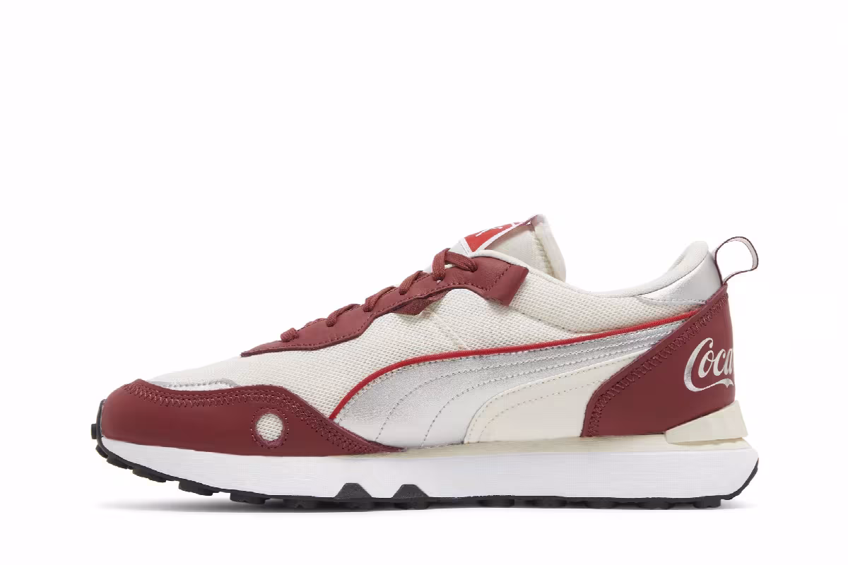 Coca-Cola x Puma Rider FV Intense Red Silver, view 4