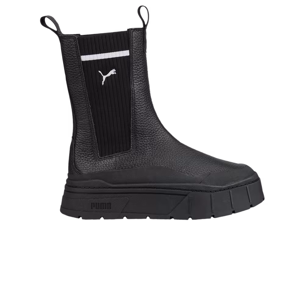 Puma Women's Mayze Stack Chelsea Boot Black