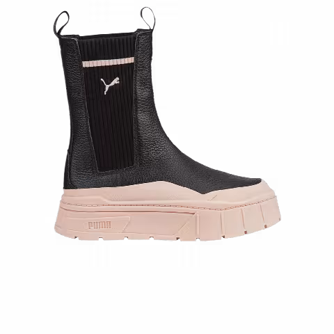 Puma Wmns Mayze Stack Chelsea Boot 'Black Rose Quartz'