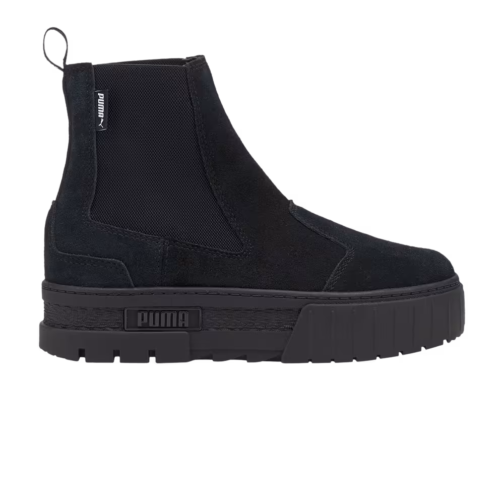 Puma Women's Mayze Chelsea Suede Triple Black