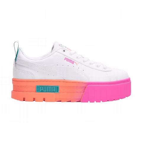Puma Mayze Daybreak Jr 'White Luminous Pink'
