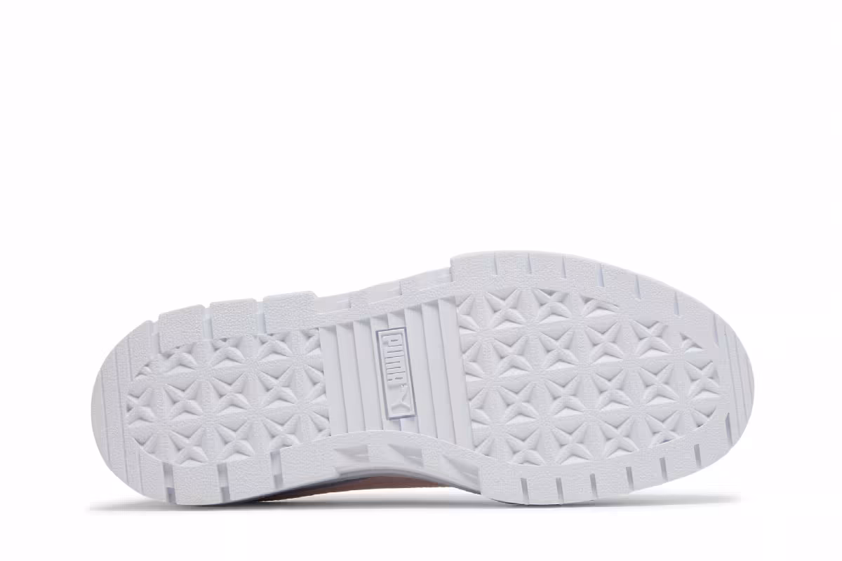 Puma Mayze Leather Jr White Chalk Pink, view 5