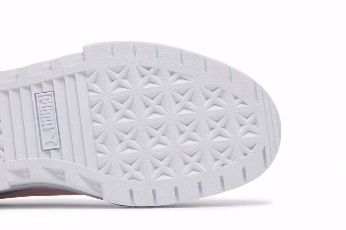 Puma Mayze Leather Jr White Chalk Pink, view 6