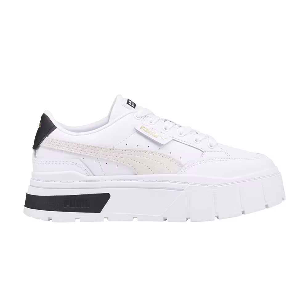 Puma Women's Mayze Stack White Vaporous Grey