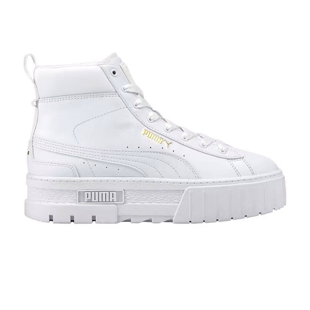 Puma Women's Mayze Mid Triple White