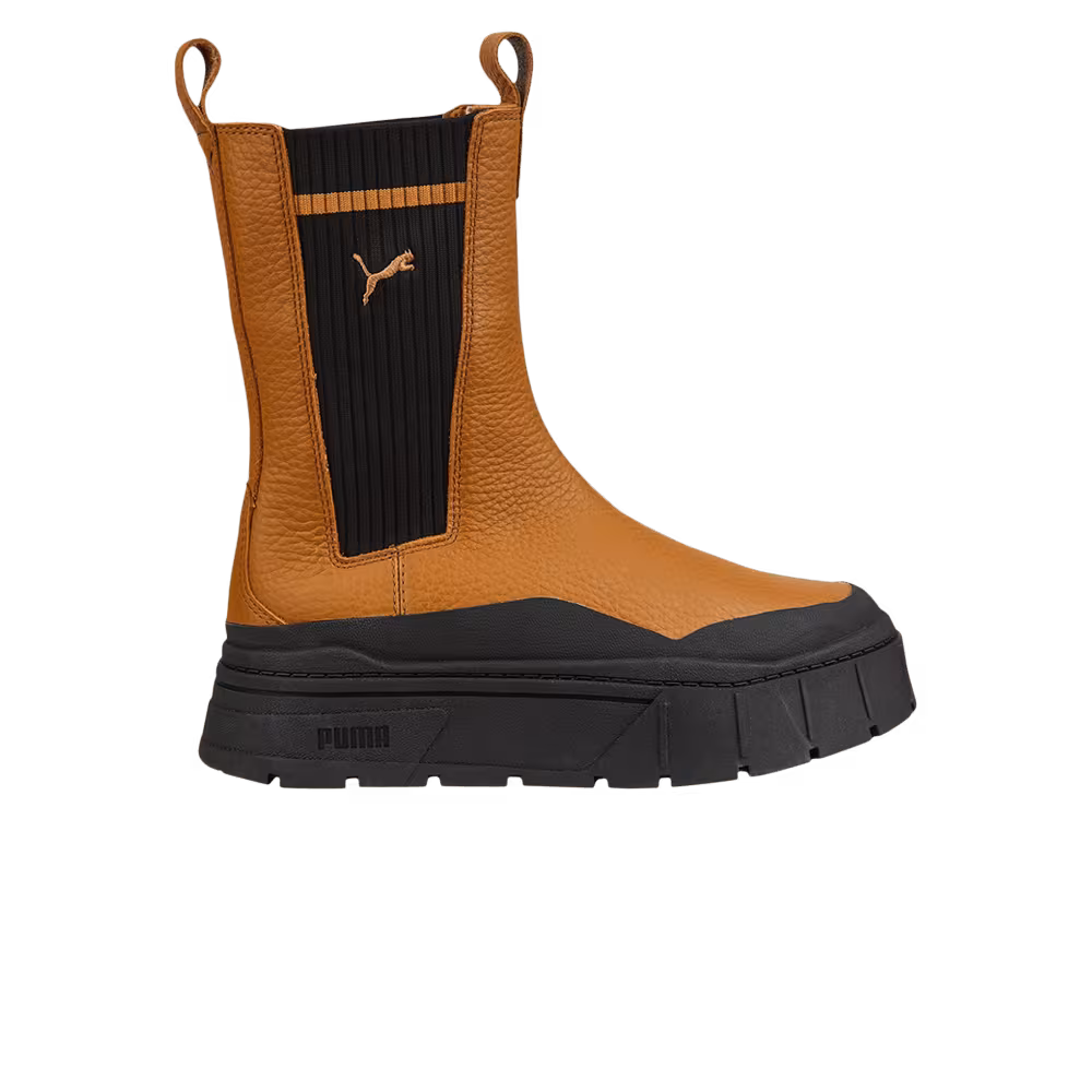 Puma Women's Mayze Stack Chelsea Boot Desert Tan