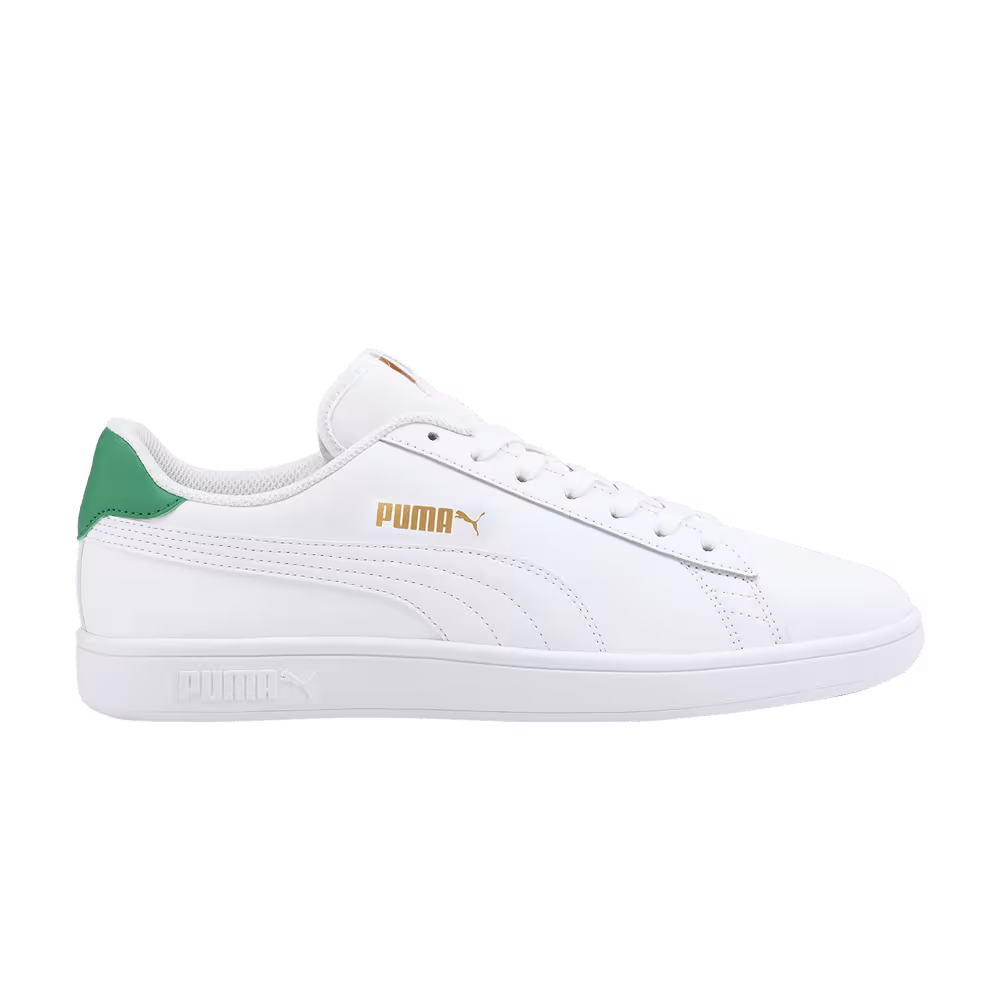 Puma Smash v2 White Amazon Green