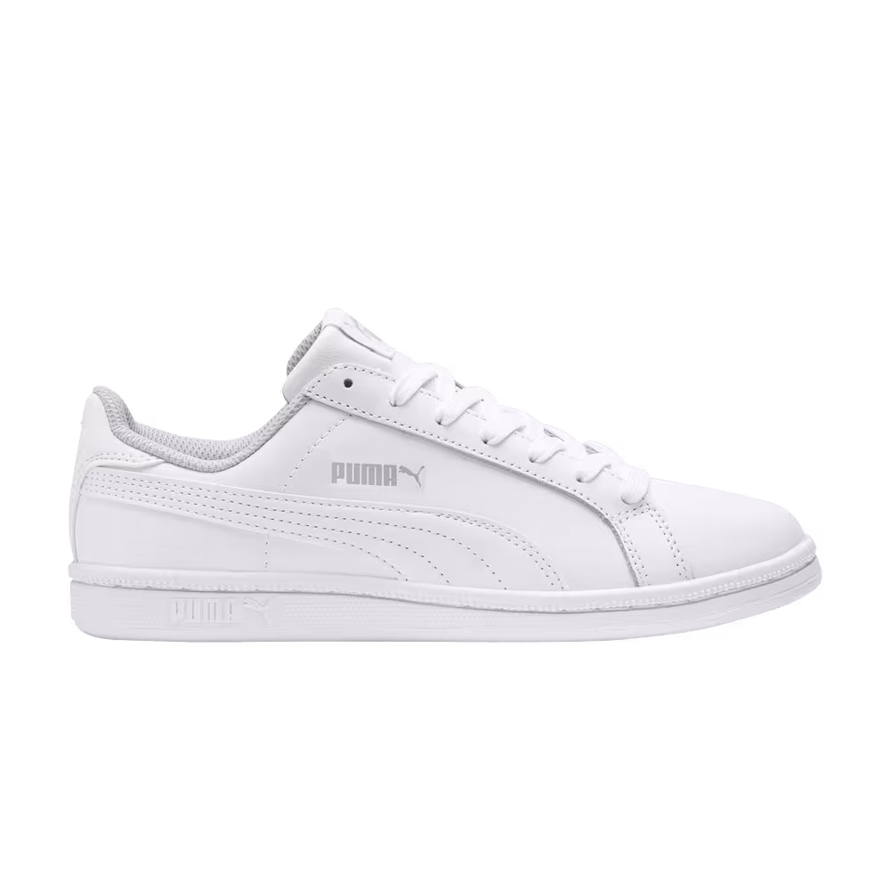 Puma Smash Fun Leather Jr Triple White