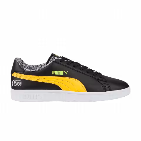 Puma Smash V2 'Me Happy - Black Yellow'