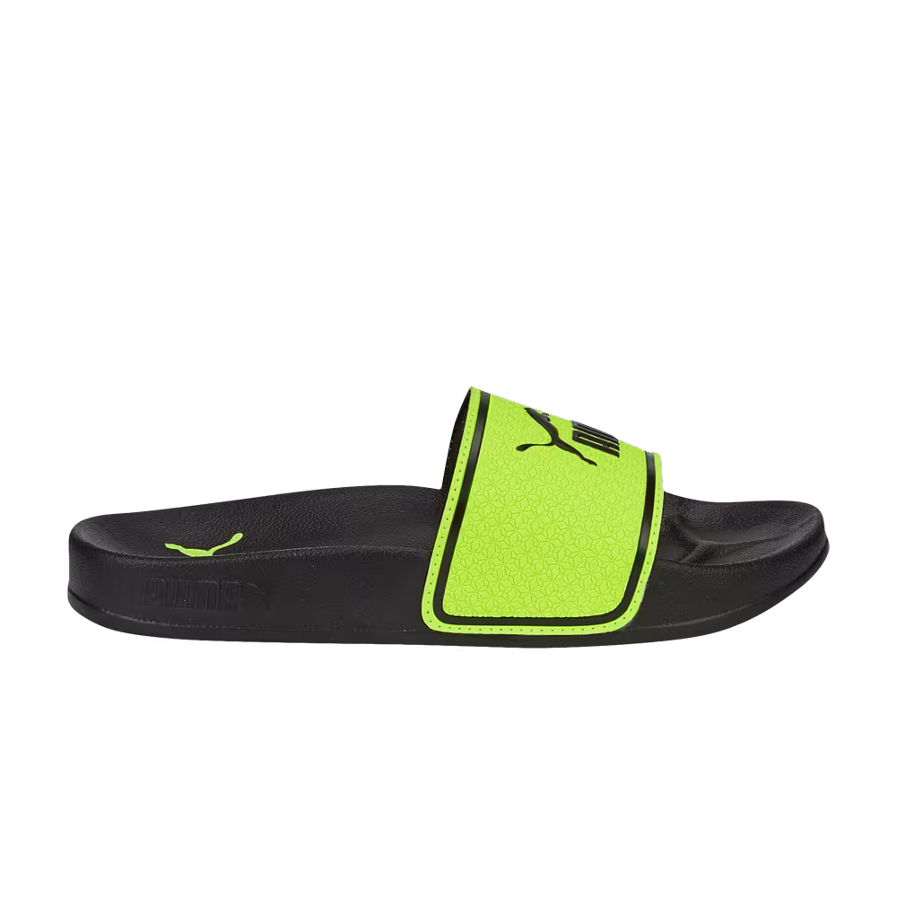 Puma Leadcat 2.0 Slide Little Kid Lime Squeeze Black