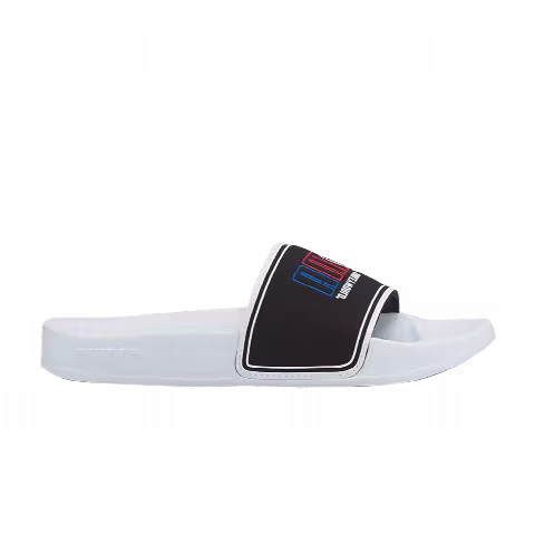Puma SmileyWorld x Leadcat 2.0 Slide Little Kid 'White Black'