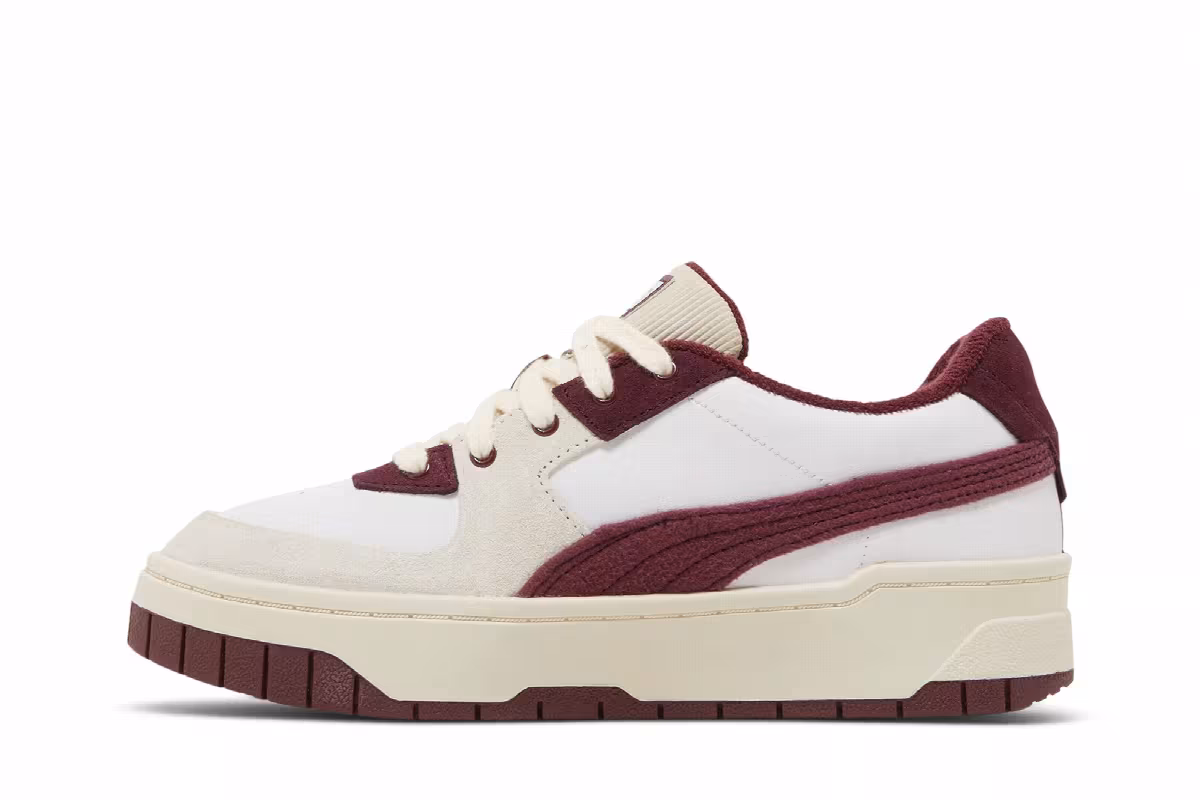 Puma Women's Cali Dream Ivy League White Aubergine, view 4