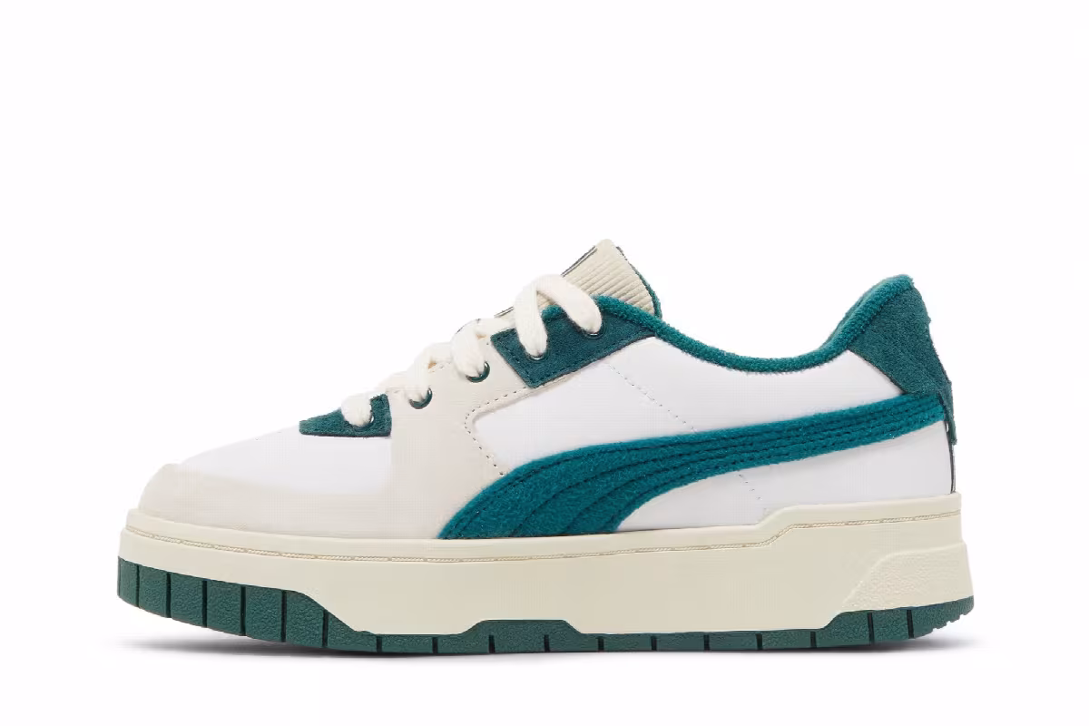 Puma Women's Cali Dream Ivy League White Varsity Green, view 4