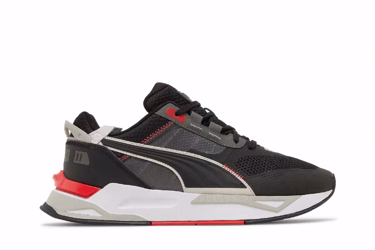 Puma Mirage Sport Tech Black High Risk Red, view 2