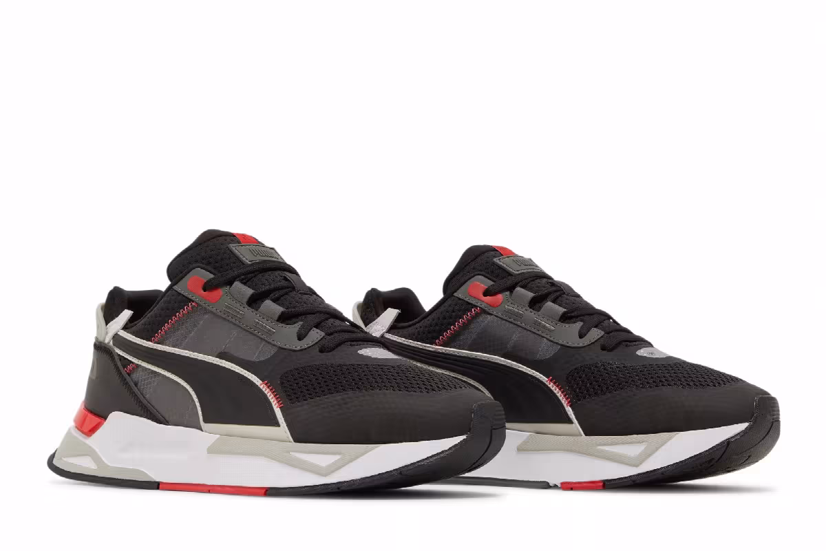 Puma Mirage Sport Tech Black High Risk Red, view 9