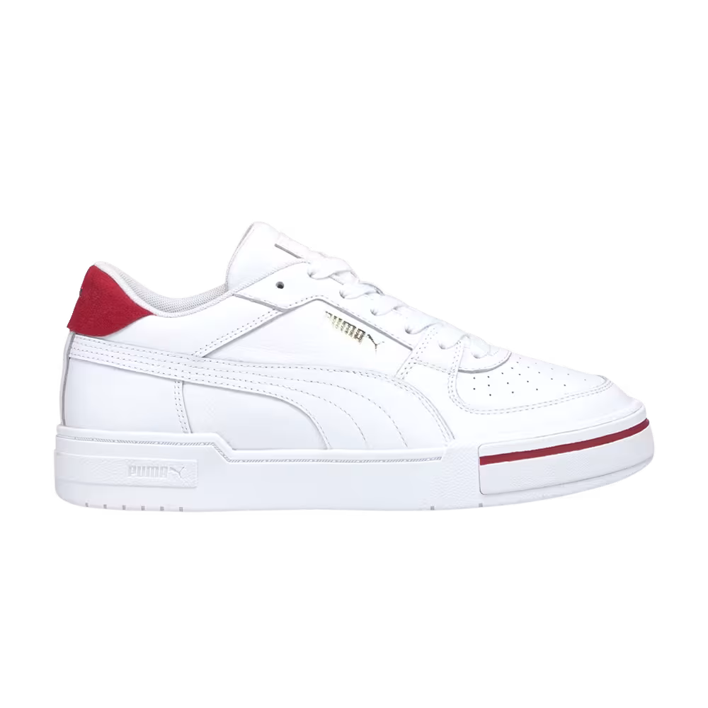 Puma CA Pro Heritage White High Risk Red
