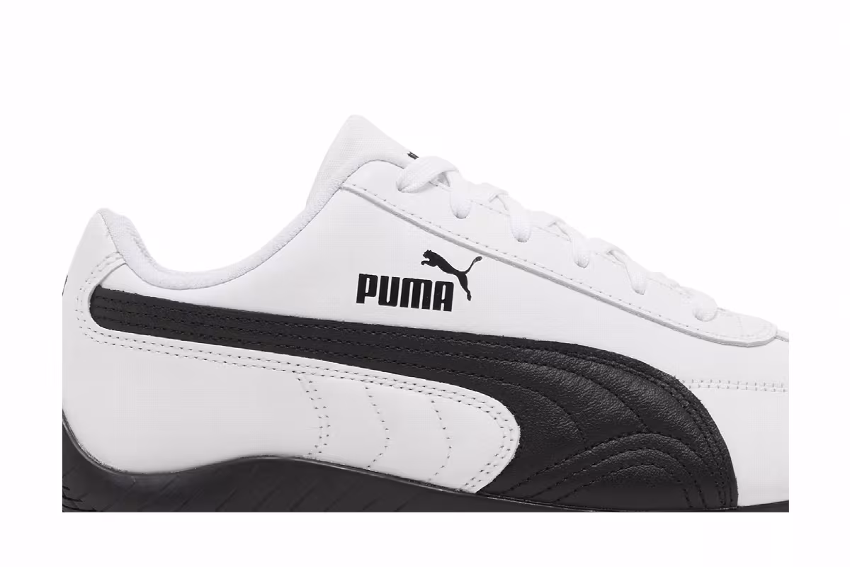 Puma Speedcat Shield Leather White Black, view 3