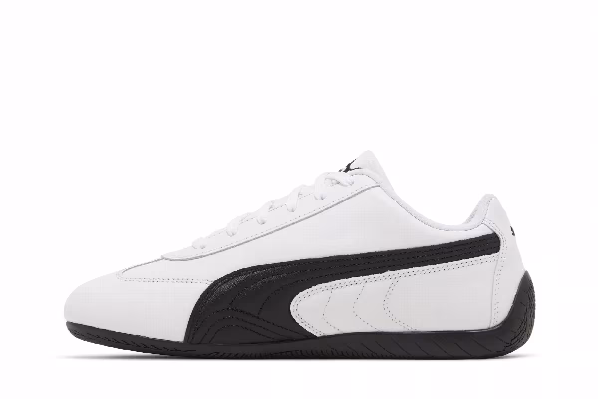 Puma Speedcat Shield Leather White Black, view 4
