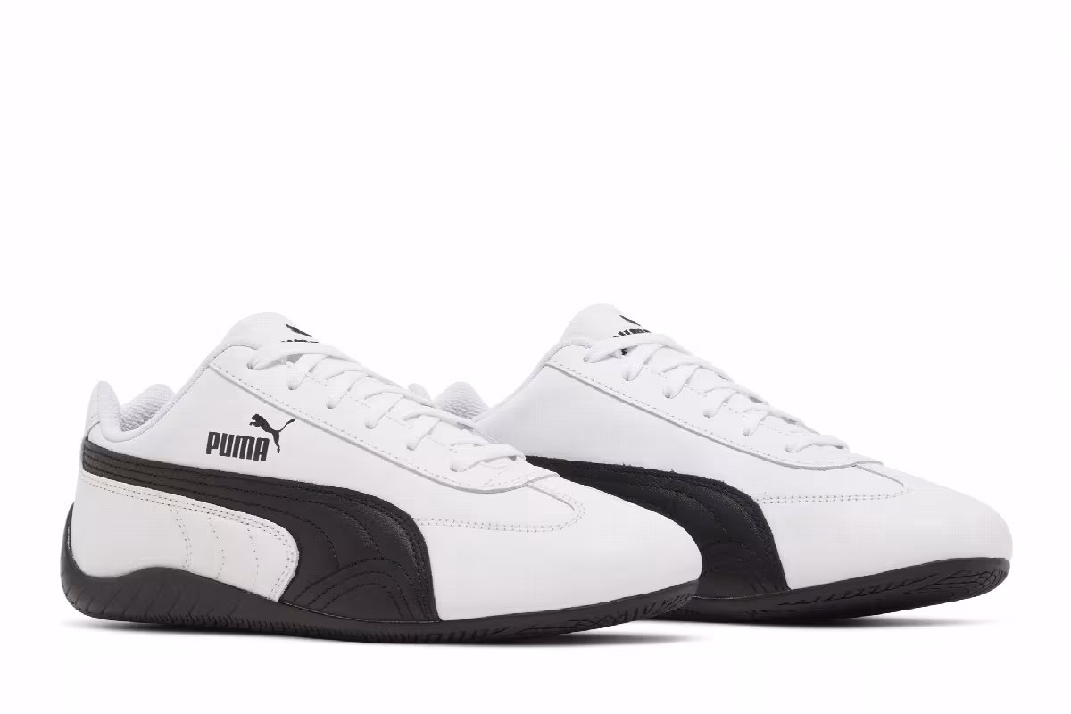 Puma Speedcat Shield Leather White Black, view 9