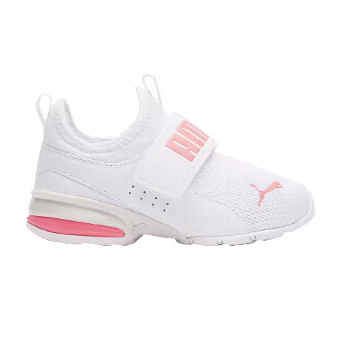 Puma Axelion Slip-On Little Kid 'White Carnation Pink'