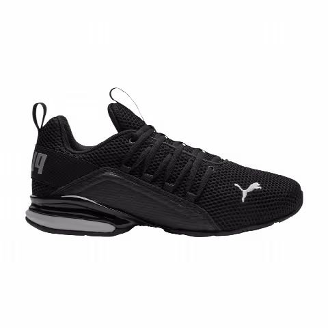 Puma Axelion LS 'Black Metallic Silver'