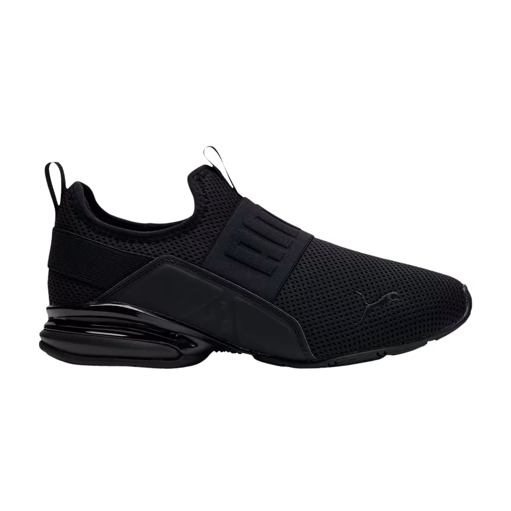 Puma Women's Axelion Slip-On Triple Black