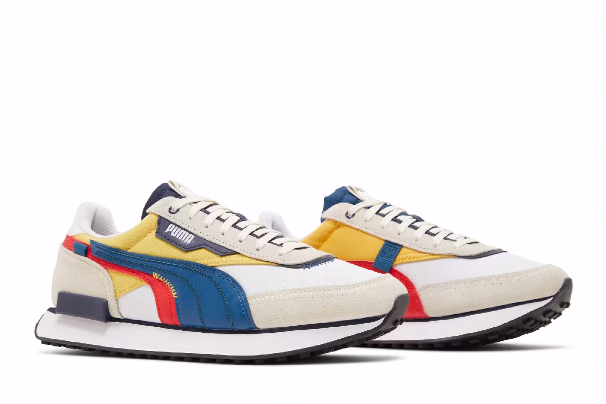 Puma Future Rider Displaced - White, view 9