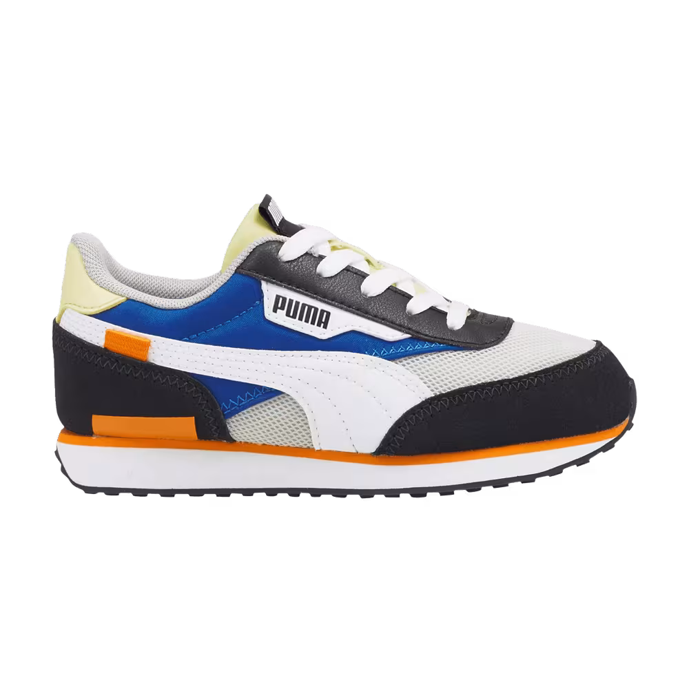 Puma Future Rider Splash Little Kid Grey Violet Victoria Blue